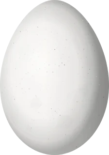 Bank Swallow egg, 18.5 × 13 mm
