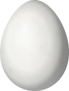Illustration of a Black-billed Scythebill (Campylorhamphus falcularius) egg, 28.6 × 21.7 mm