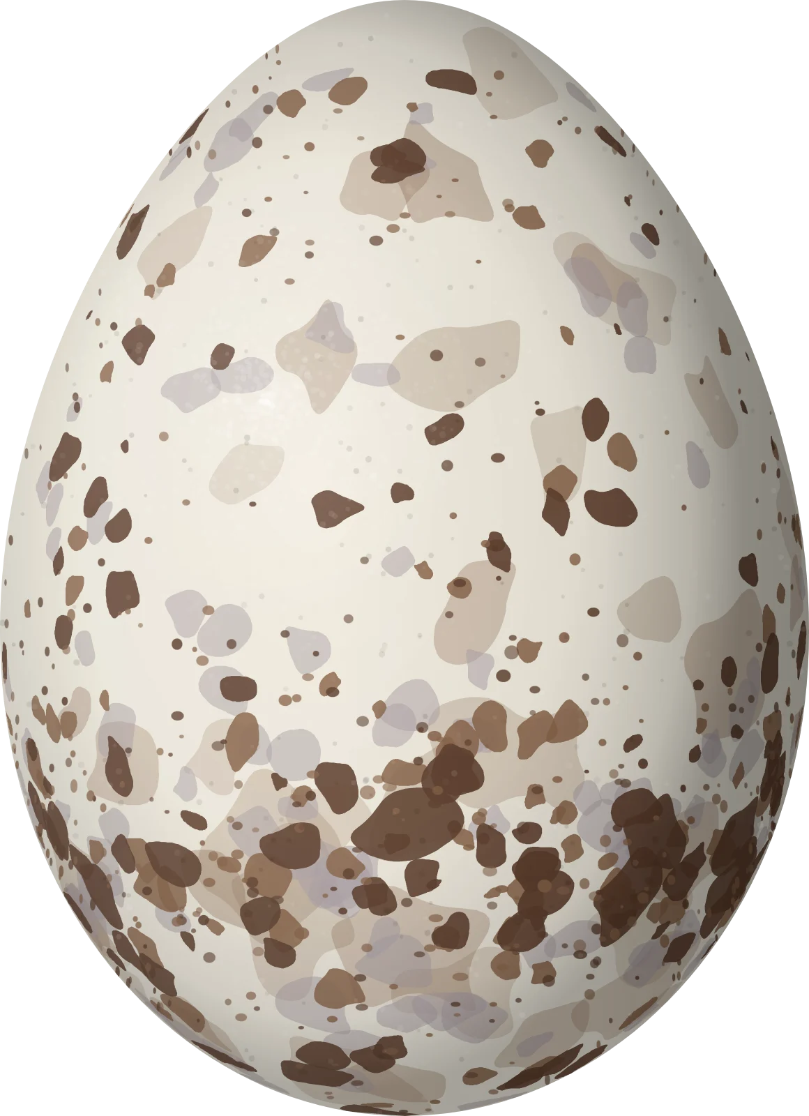 Illustration of a Blue-necked Tanager (Stilpnia cyanicollis) egg, 21.1 × 15.3 mm