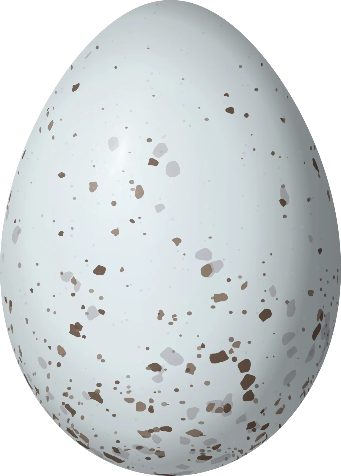 Illustration of a Bright-rumped Yellow Finch (Sicalis uropygialis) egg, 20.8 × 14.9 mm