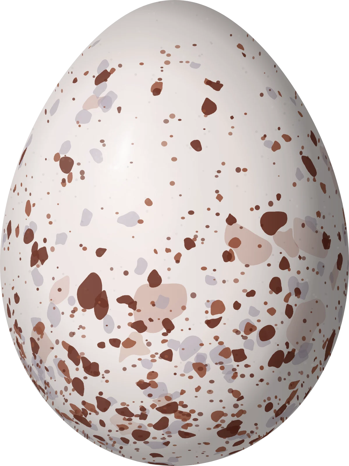 Illustration of a Brown-and-yellow Marshbird (Pseudoleistes virescens) egg, 25.1 × 18.8 mm