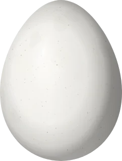 Illustration of a Buff-throated Woodcreeper (Xiphorhynchus guttatus) egg, 26.6 × 20.1 mm