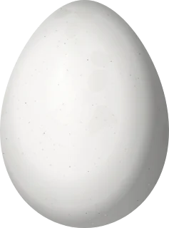Illustration of a Chestnut-winged Hookbill (Ancistrops strigilatus) egg, 24.3 × 18 mm