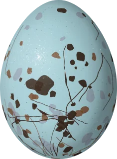 Chipping Sparrow egg, 17.6 × 12.9 mm
