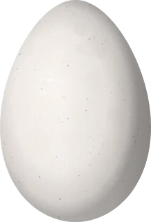 Illustration of a Cipo Canastero (Asthenes luizae) egg, 22 × 15 mm