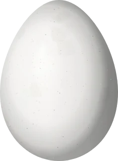 Illustration of a Cocoa Woodcreeper (Xiphorhynchus susurrans) egg, 29.6 × 21.7 mm
