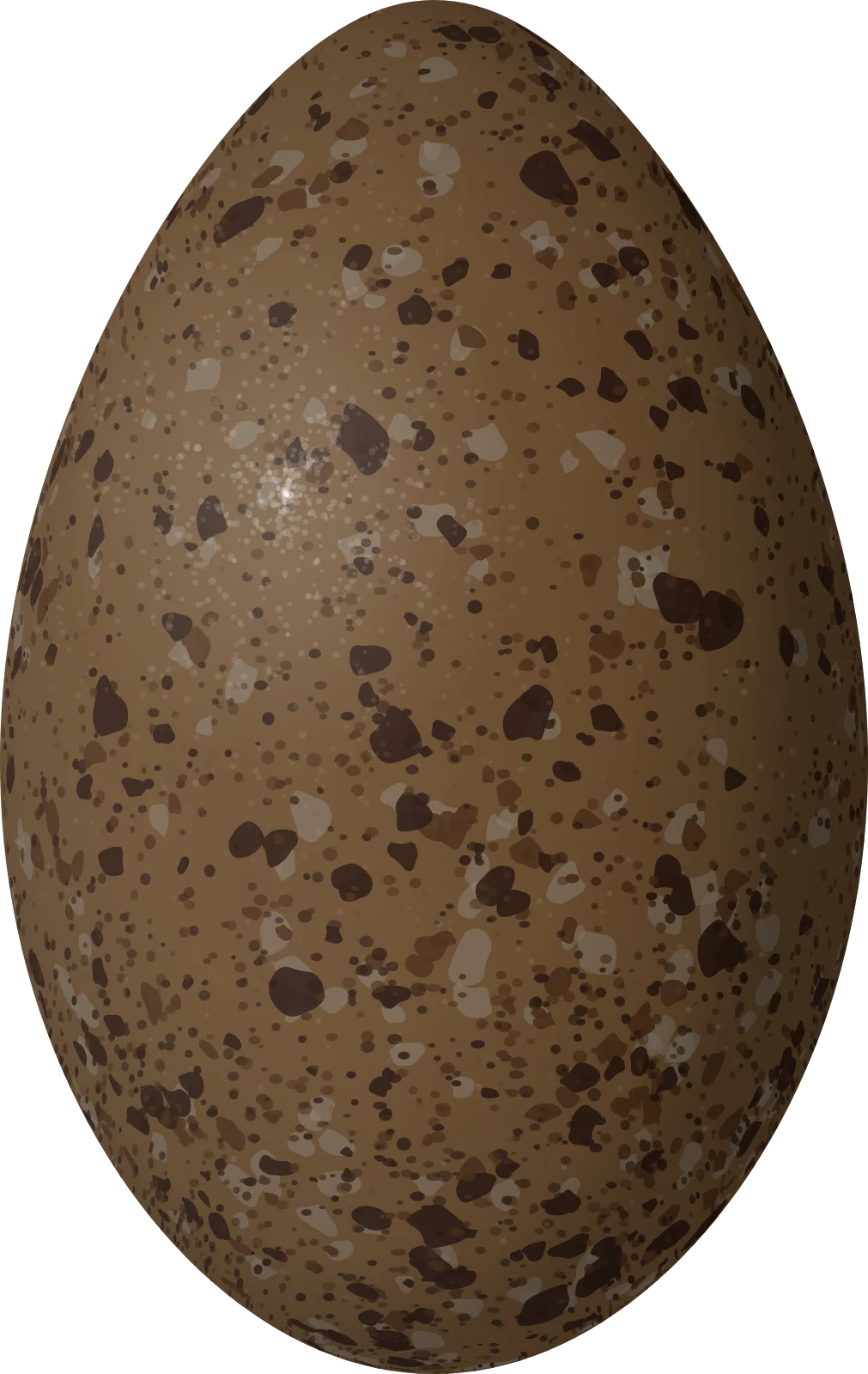 Illustration of a Common Loon (Gavia immer) egg, 88.9 × 56.2 mm