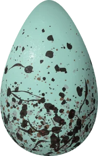 Illustration of a Common Murre (Uria aalge) egg, 82 × 51.5 mm