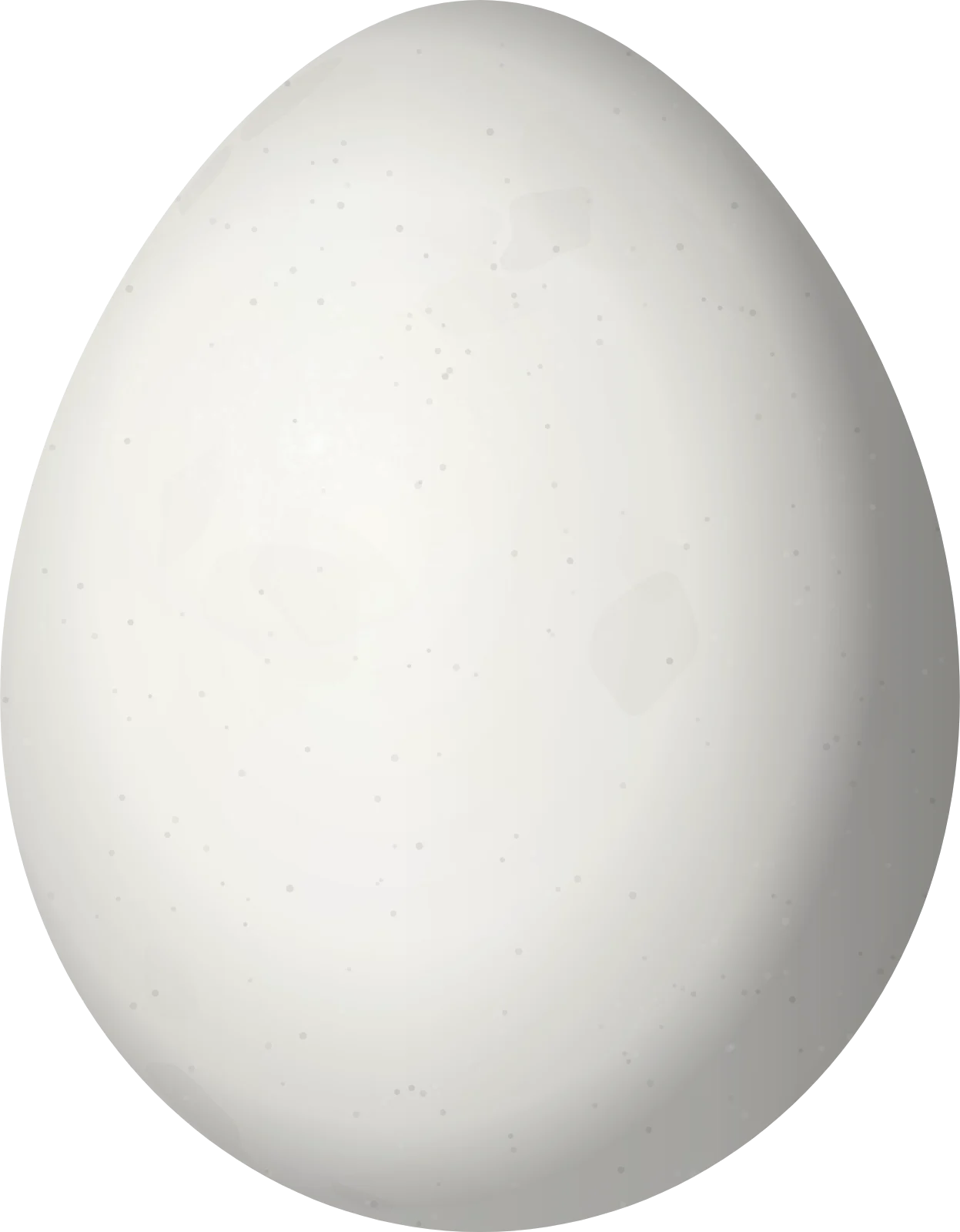 Illustration of a Crescent-chested Warbler (Oreothlypis superciliosa) egg, 16.3 × 12.7 mm