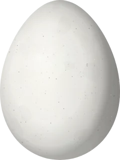 Illustration of a Dusky Leaftosser (Sclerurus obscurior) egg, 27.4 × 20.6 mm