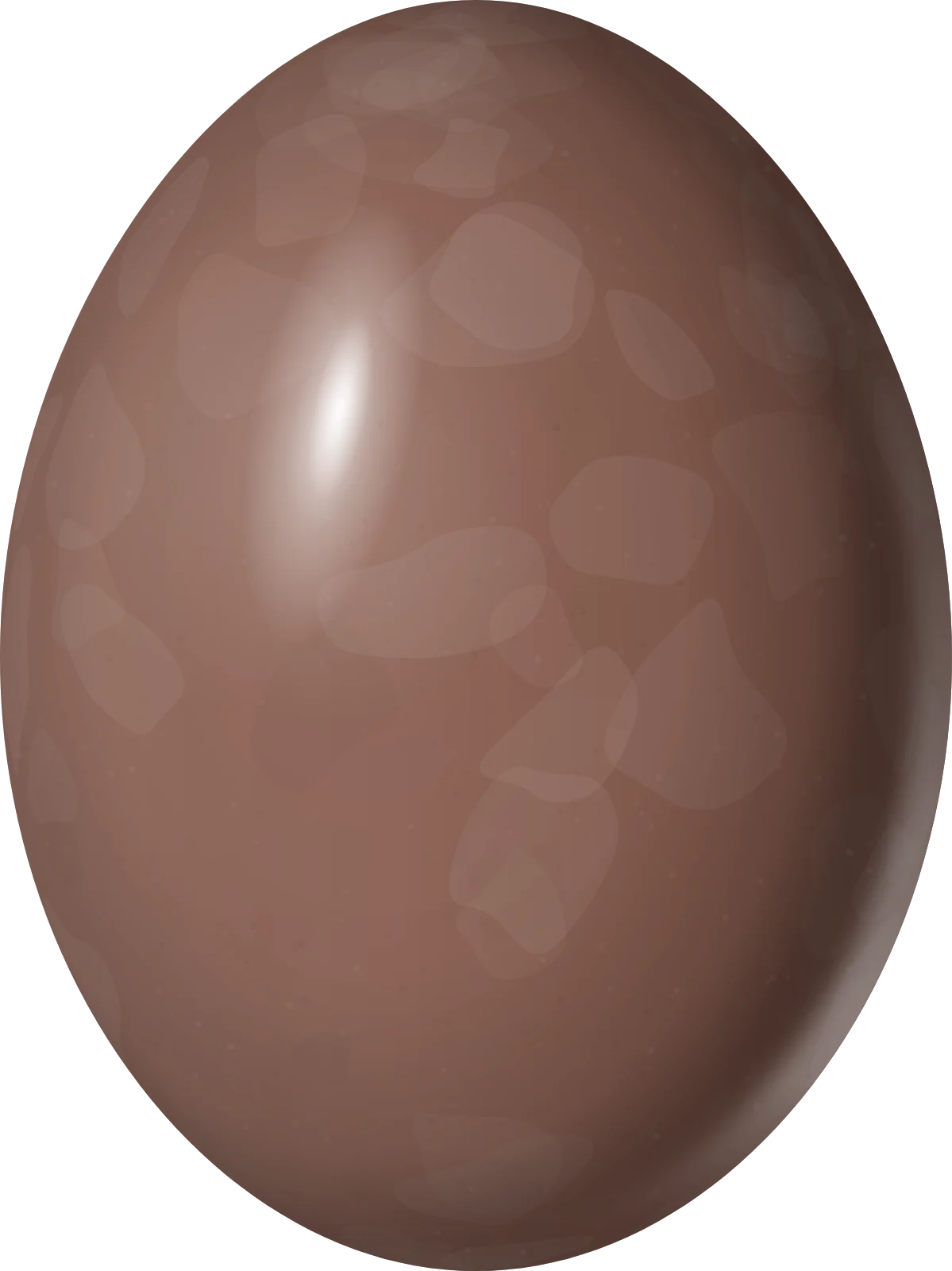 Illustration of a Dwarf Tinamou (Taoniscus nanus) egg, 34.7 × 26 mm