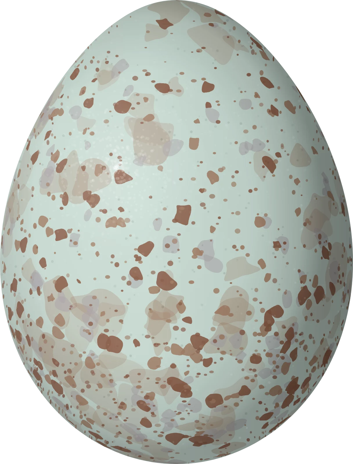 Illustration of a Glossy-black Thrush (Turdus serranus) egg, 27.09 × 20.58 mm