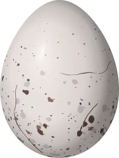Illustration of a Grey-capped Hemispingus (Kleinothraupis reyi) egg, 21.1 × 15.9 mm