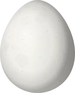 Illustration of a Grey-throated Leaftosser (Sclerurus albigularis) egg, 25.1 × 20.15 mm