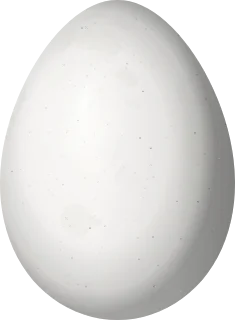 Illustration of an Itatiaia Spinetail (Asthenes moreirae) egg, 22.5 × 16.5 mm