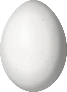 Illustration of an Ivory-billed Woodcreeper (Xiphorhynchus flavigaster) egg, 29 × 21 mm