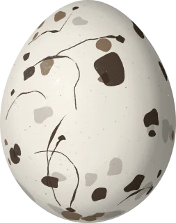 Lark Sparrow egg, 20.1 × 15.9 mm