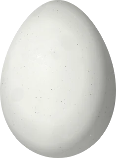 Illustration of a Line-fronted Canastero (Asthenes urubambensis) egg, 22.5 × 16.5 mm