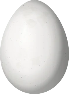 Illustration of a Long-billed Woodcreeper (Nasica longirostris) egg, 24.3 × 18 mm