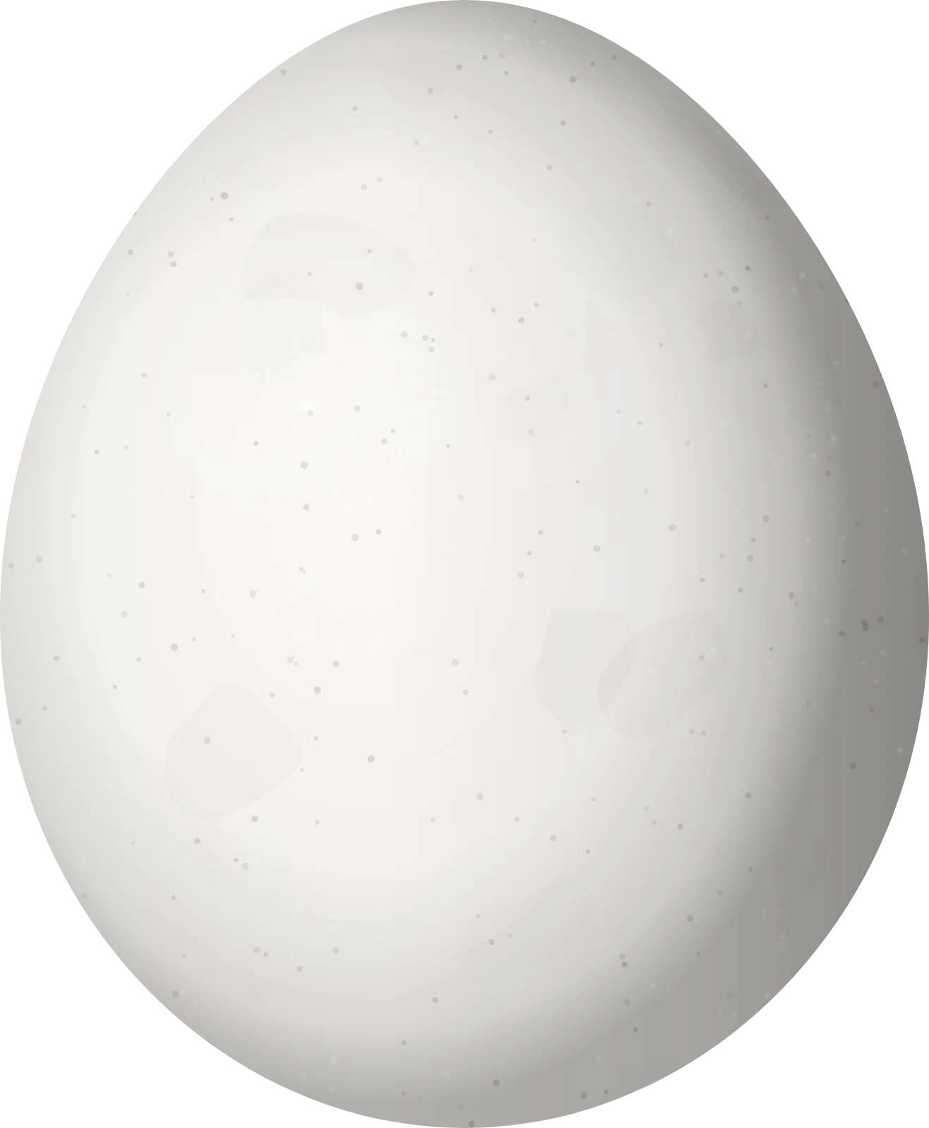 Illustration of a Mississippi Kite (Ictinia mississippiensis) egg, 41.3 × 34 mm