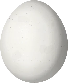 Mississippi Kite egg, 41.3 × 34 mm