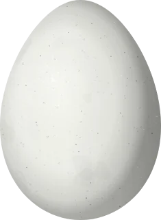 Illustration of a Mouse-colored Thistletail (Asthenes griseomurina) egg, 22.5 × 16.5 mm