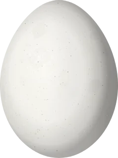 Illustration of an Olivaceous Woodcreeper (Sittasomus griseicapillus) egg, 20.6 × 15.3 mm