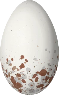 Illustration of an Olive-backed Tanager (Mitrospingus oleagineus) egg, 27.2 × 16.8 mm