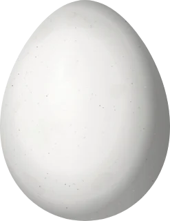 Illustration of an Olive-backed Woodcreeper (Xiphorhynchus triangularis) egg, 26 × 20.1 mm