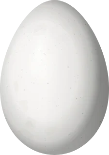 Illustration of a Pacific Tuftedcheek (Pseudocolaptes johnsoni) egg, 28.2 × 19.8 mm