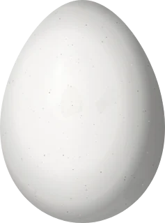 Illustration of a Point-tailed Palmcreeper (Berlepschia rikeri) egg, 24.3 × 18 mm