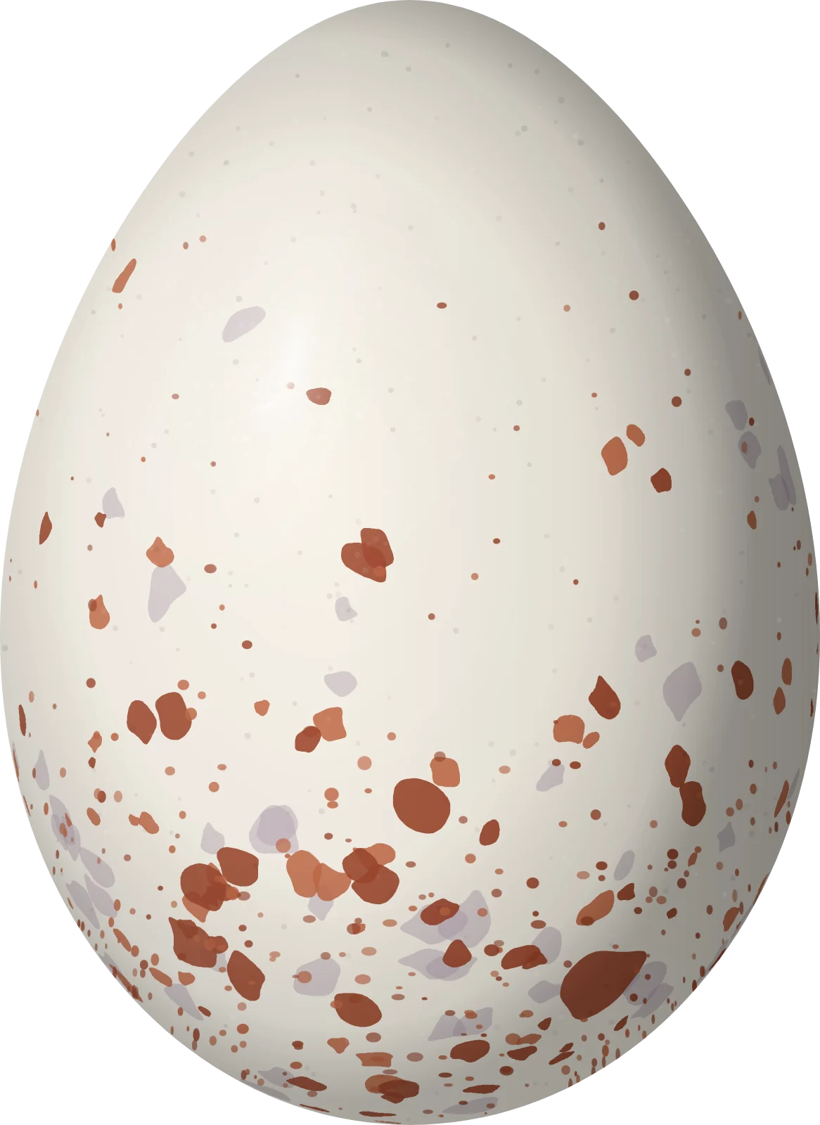 Illustration of a Prevost's Ground Sparrow (Melozone biarcuata) egg, 23.2 × 16.9 mm