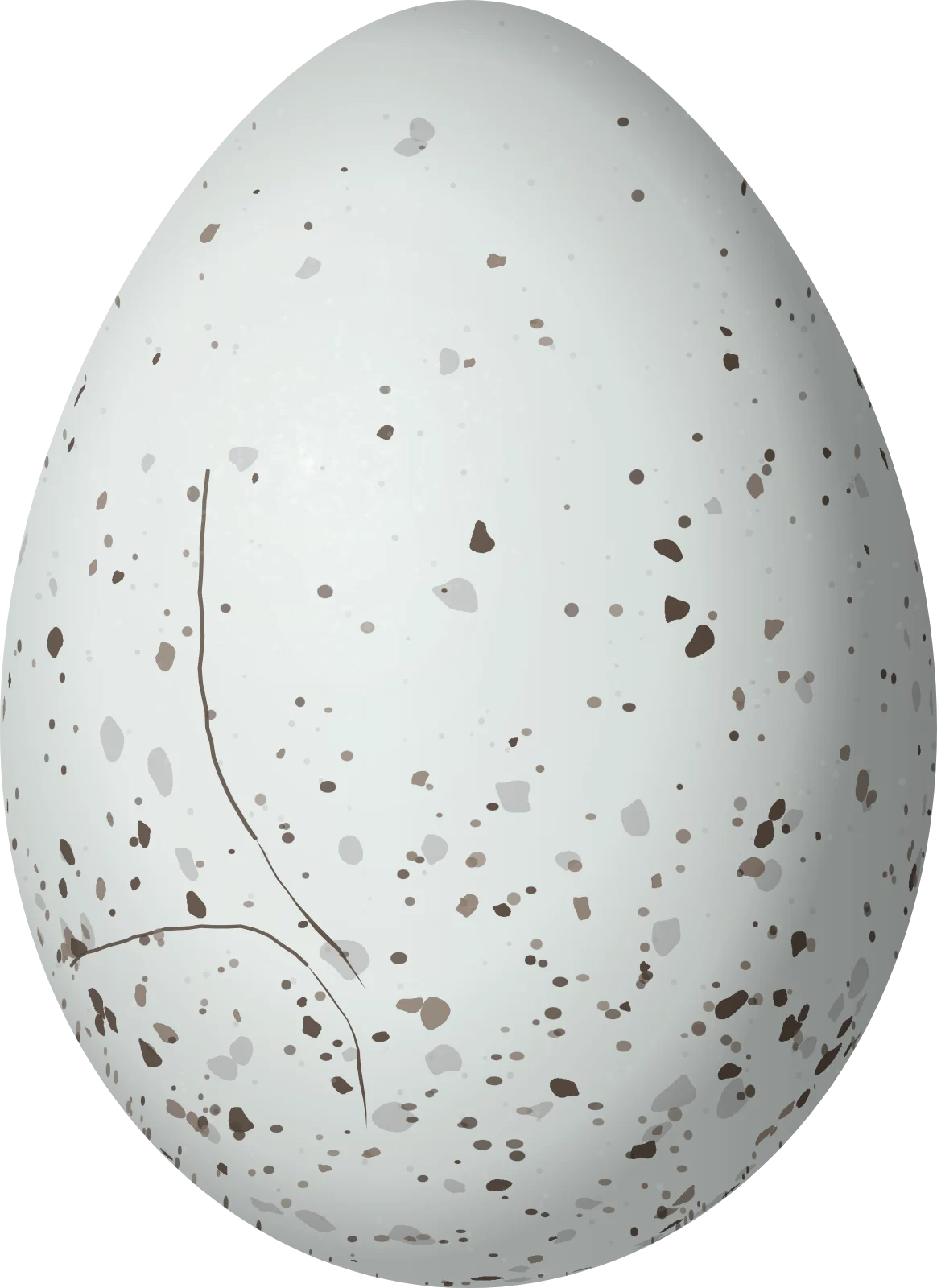 Illustration of a Puerto Rican Spindalis (Spindalis portoricensis) egg, 22 × 16 mm
