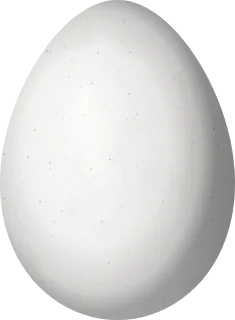 Illustration of a Puna Thistletail (Asthenes helleri) egg, 22.5 × 16.5 mm