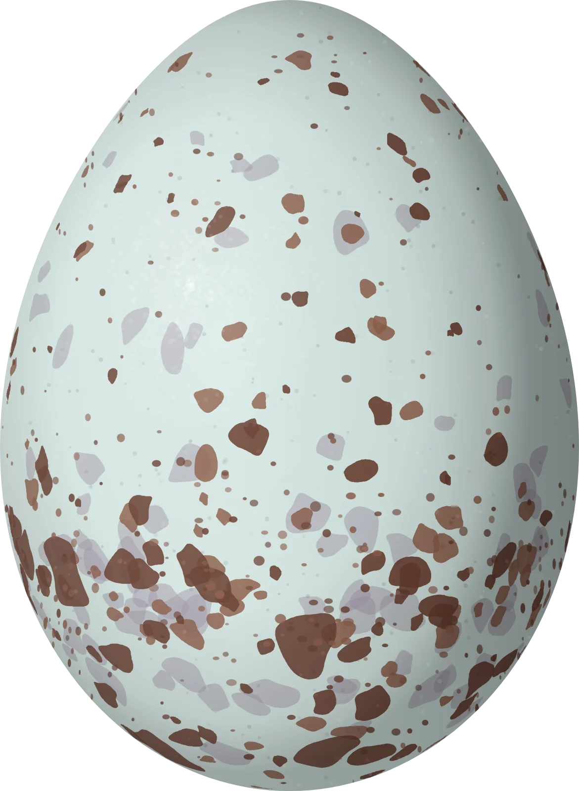 Illustration of a Rufous-backed Inca Finch (Incaspiza personata) egg, 20.5 × 15 mm