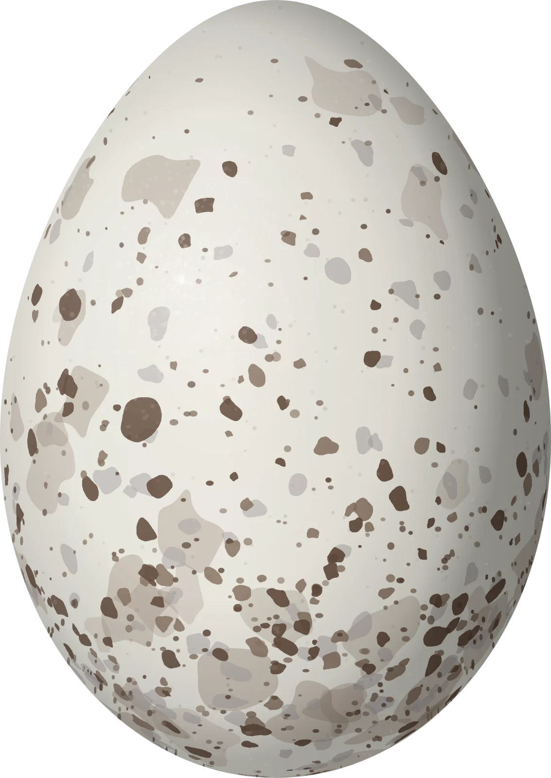 Illustration of a Rufous-throated Tanager (Ixothraupis rufigula) egg, 21.6 × 15.3 mm