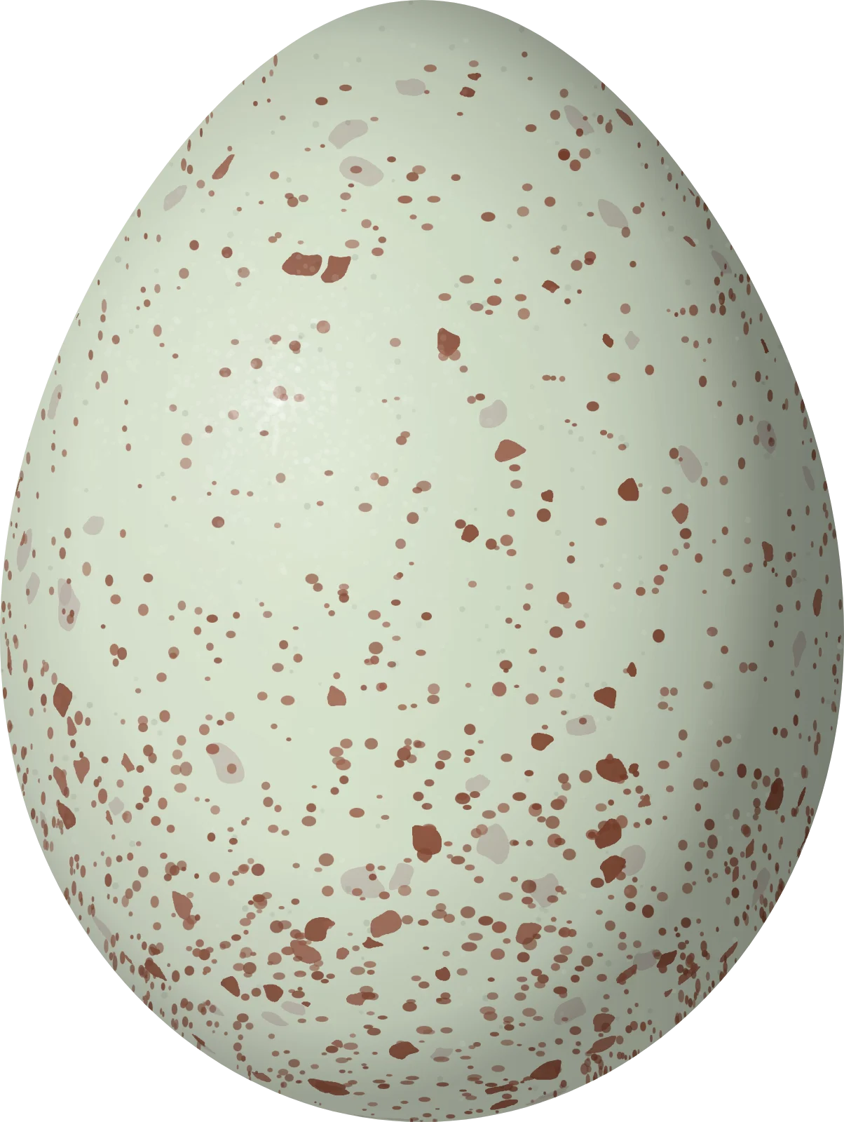 Illustration of a Saltmarsh Sparrow (Ammospiza caudacuta) egg, 19.4 × 14.6 mm