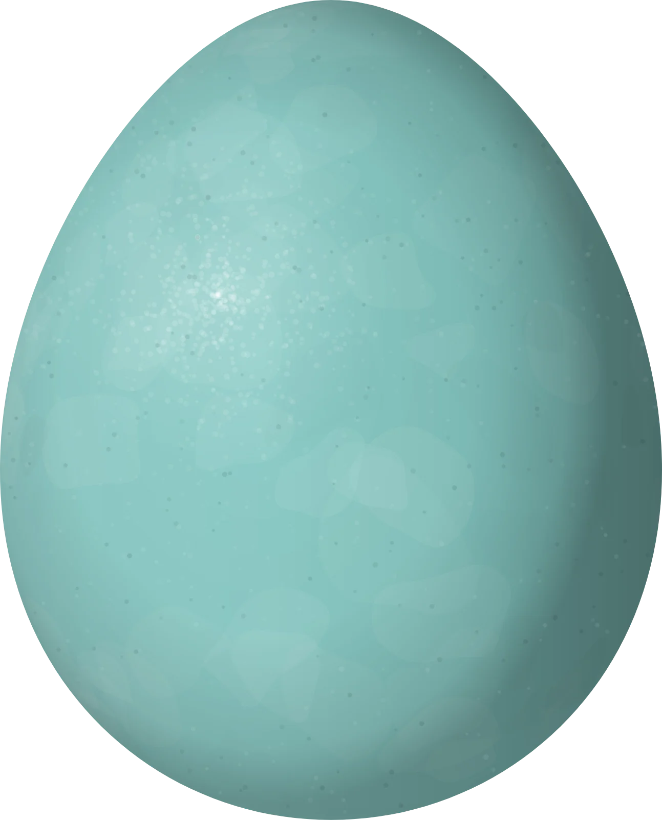 Illustration of a Santa Marta Antpitta (Grallaria bangsi) egg, 30.7 × 24.8 mm