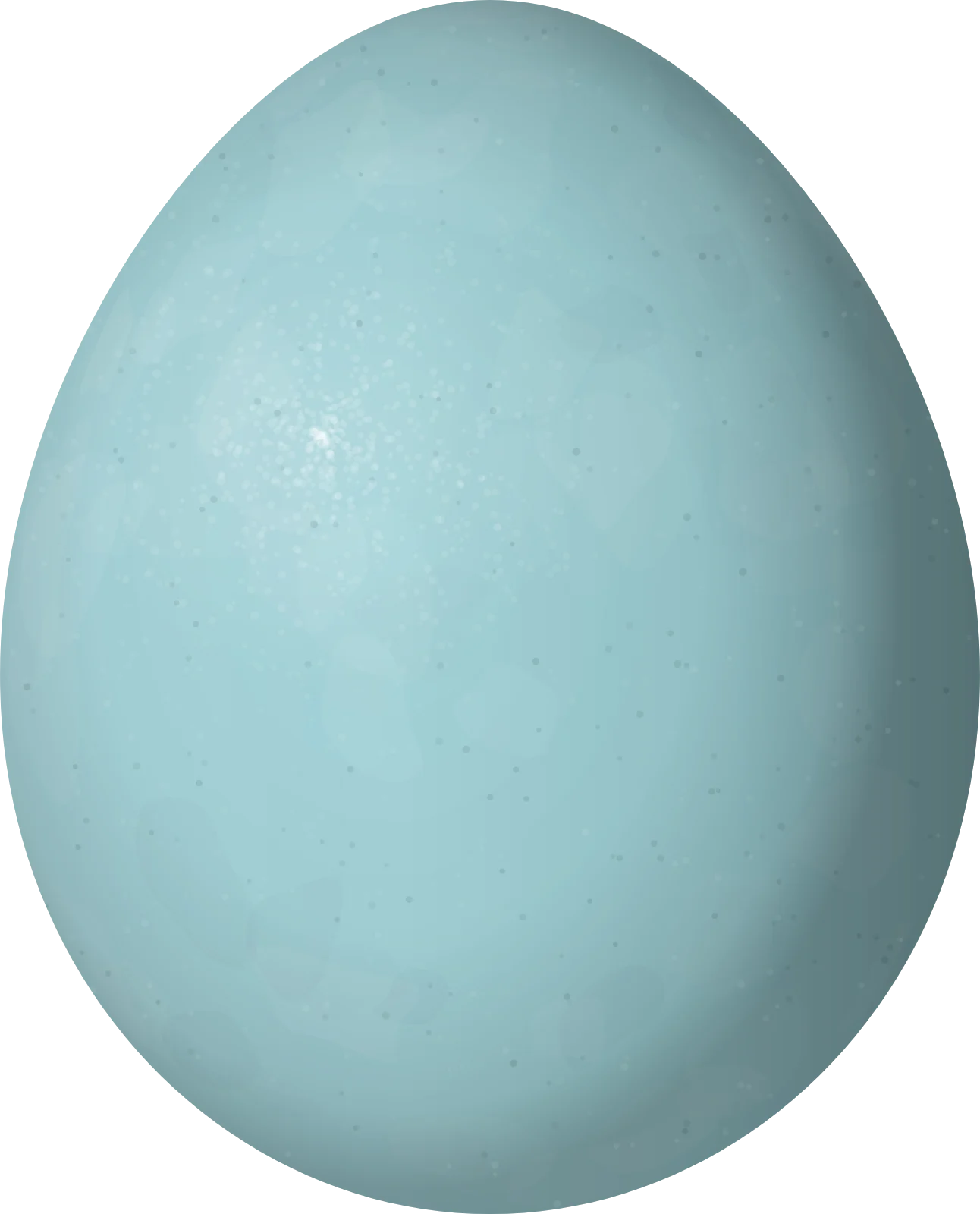 Illustration of a Scaled Antpitta (Grallaria guatimalensis) egg, 31.08 × 25.1 mm