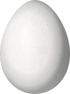 Illustration of a Scaly-throated Foliage-gleaner (Anabacerthia variegaticeps) egg, 26.6 × 19.8 mm