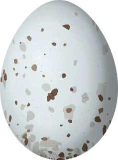Seaside Sparrow egg, 20.9 × 15.5 mm