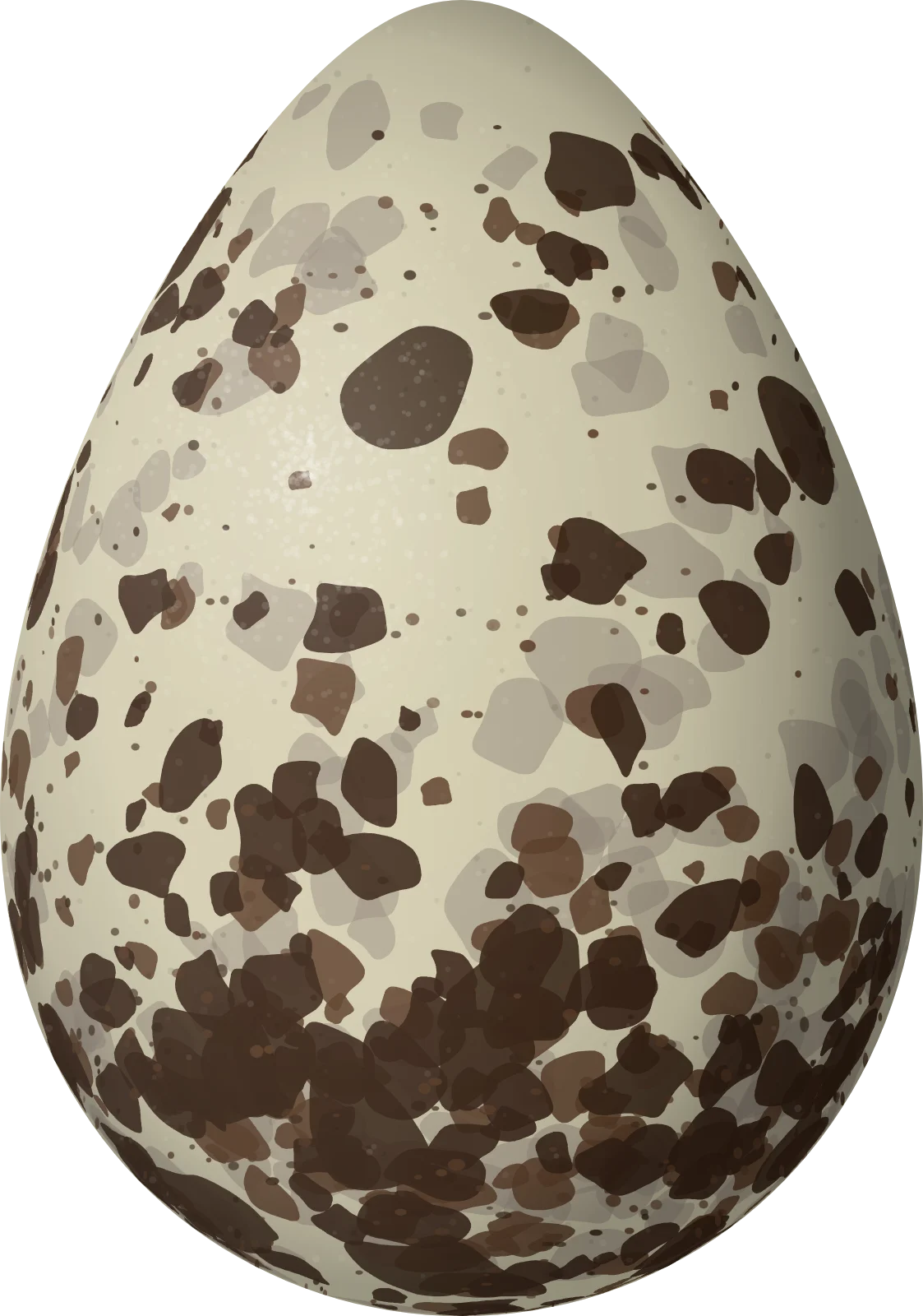 Illustration of a Semipalmated Sandpiper (Calidris pusilla) egg, 30.2 × 21.2 mm