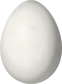 Illustration of a Sharp-billed Treehunter (Heliobletus contaminatus) egg, 24.3 × 18 mm
