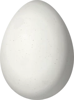 Illustration of a Short-billed Canastero (Asthenes baeri) egg, 21.5 × 16 mm