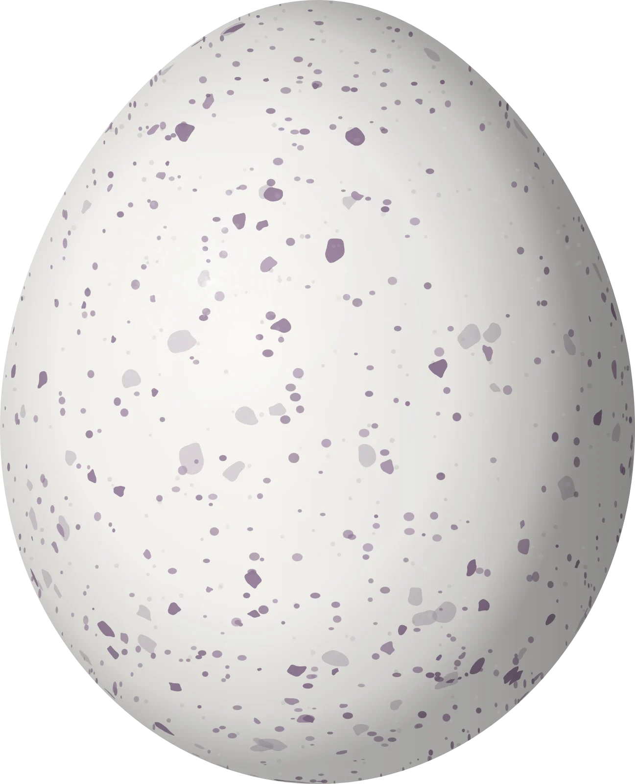 Illustration of a Slate-colored Hawk (Buteogallus schistaceus) egg, 51.7 × 41.9 mm