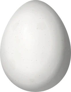 Illustration of a Spix's Woodcreeper (Xiphorhynchus spixii) egg, 26 × 20.1 mm