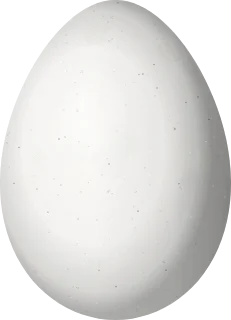 Illustration of a Streak-headed Woodcreeper (Lepidocolaptes souleyetii) egg, 26.5 × 19.1 mm