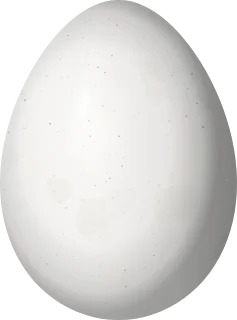 Illustration of a Striated Softtail (Thripophaga macroura) egg, 24.3 × 18 mm