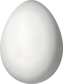 Illustration of a Tawny Tit-Spinetail (Sylviorthorhynchus yanacensis) egg, 20.6 × 15.5 mm
