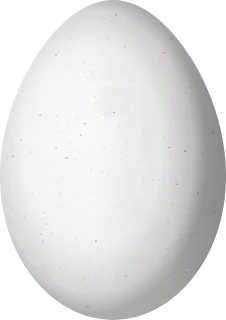 Tree Swallow egg, 18.7 × 13.2 mm